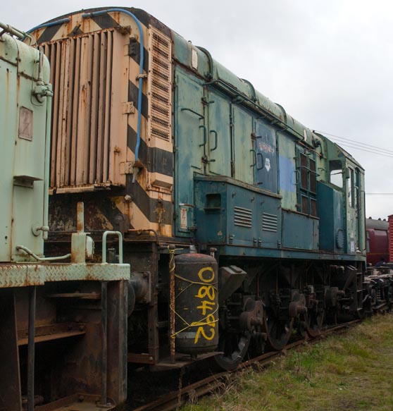 Class 08492 at Barrow Hill 