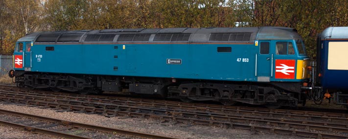 Class 47853 at Barrow Hill 