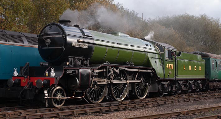 LNER 4771 Green Arrow at Barrow Hill 