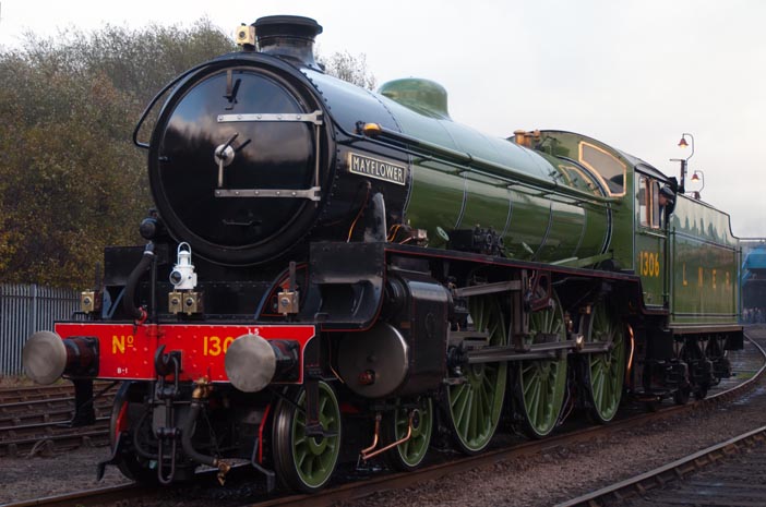 LNER B1 1306 Mayflower at Barrow Hill  LNER B1 1306 Mayflower at Barrow Hill