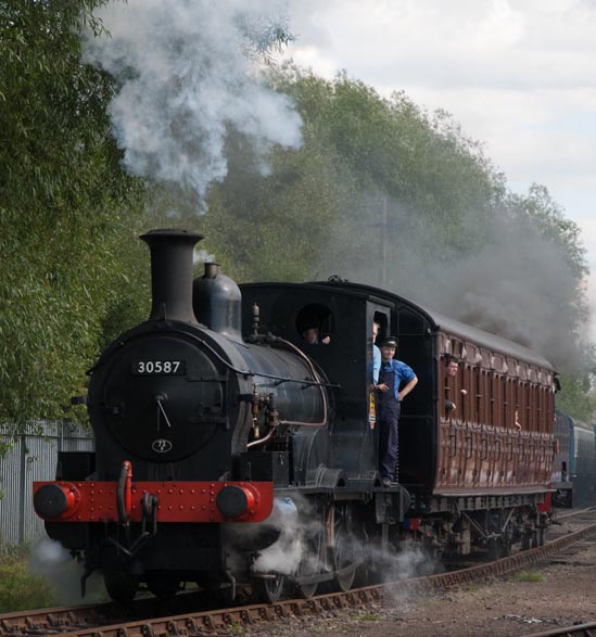 2-4-0WT 30587 at Barrow Hill in 2008. 2-4-0WT 30587 at Barrow Hill in 2008.