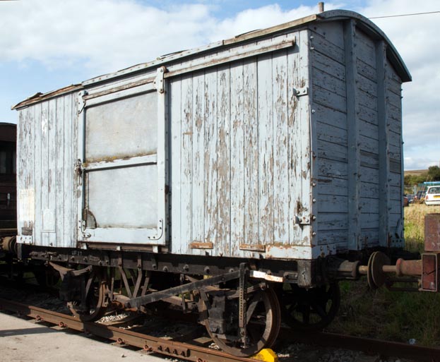 covered van at Barrow Hill in 2008 covered van at Barrow Hill in 2008