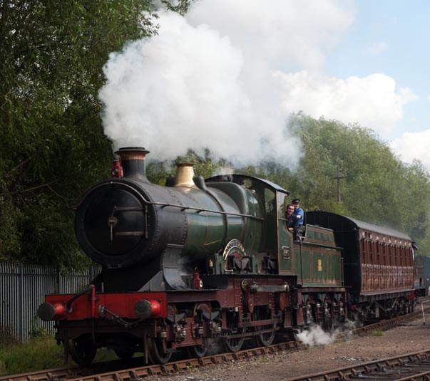 4-4-0 City of Turo at Barrow Hill 