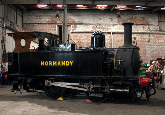 0-4-0T Adams B4 dock tank locomotive Normandy  0-4-0T Adams B4 dock tank locomotive Normandy