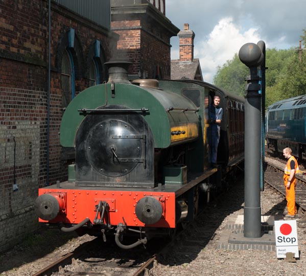 Peckett 0-6-0ST at Barrow Hill