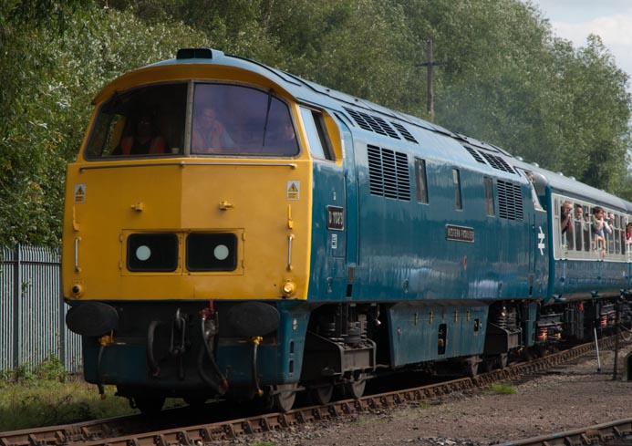 D1023 Western Fusilier at Barrow Hill D1023 Western Fusilier at Barrow Hill