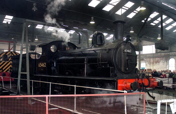 J15 65462 in the Barrow Hill round house 