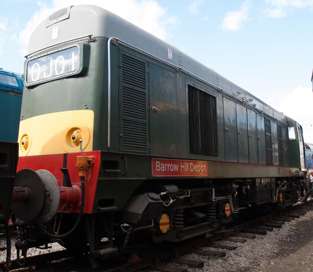 Class 20 132 named BARROW HILL DEPOT Class 20 132 named BARROW HILL DEPOT