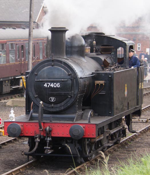 0-6-0T 47406 at Barrow Hill 0-6-0T 47406 at Barrow Hill