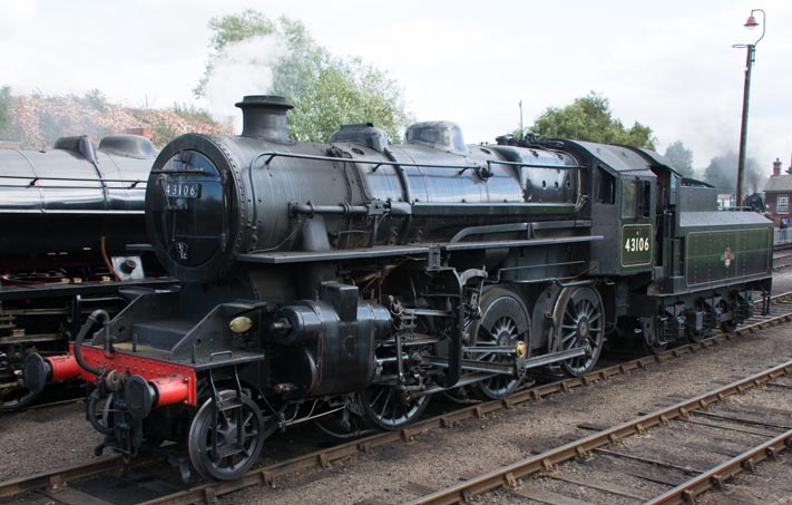 2-6-0 no.43106 at Barrow Hill 