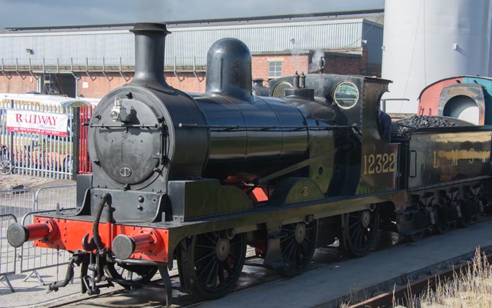 L&YR 0-6-0 12322 at Barrow Hill in 2015