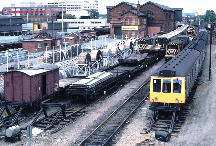 The goods shed at the south of at Bedford station