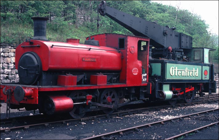 0-4-0T no.12 Alexancra and 0-4-0 crane tank Glenfield no.1 