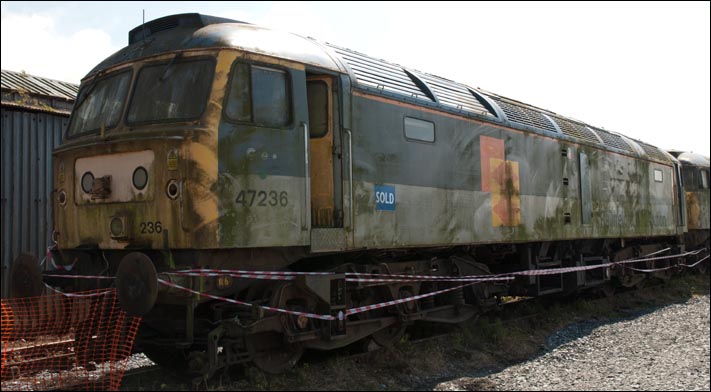Class 47236 also has sold on it at Carnforth during the open day Class 47236 also has sold on it at Carnforth during the open day