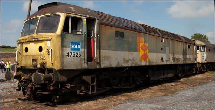 Class 47525 at Carnforth Class 47525 at Carnforth
