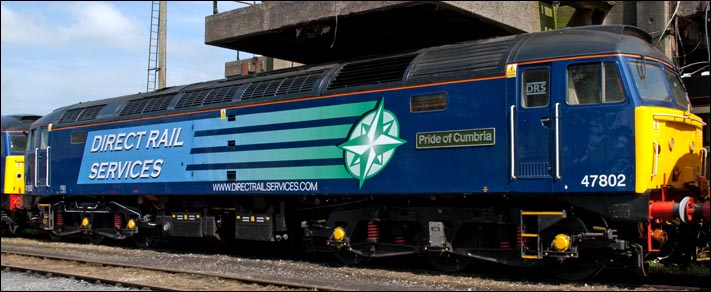 DRS class 47802 Pride of Cumbria 