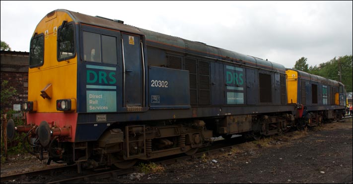 DRS class 20302 and 20307 at the 2008 open day at Carnforth DRS class 20302 and 20307 at the 2008 open day at Carnforth