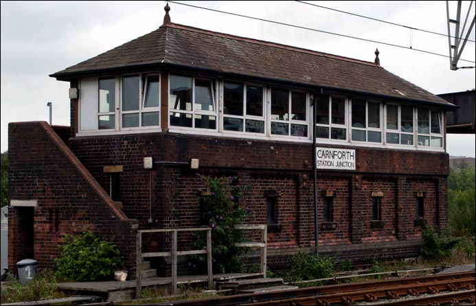Carnforth Station Junction signal box in 2008 Carnforth Station Junction signal box in 2008