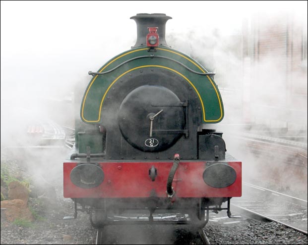 0-4-0ST  Asbestos near the engine shed 