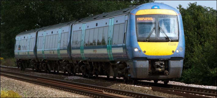 Greater Anglia class 170206 