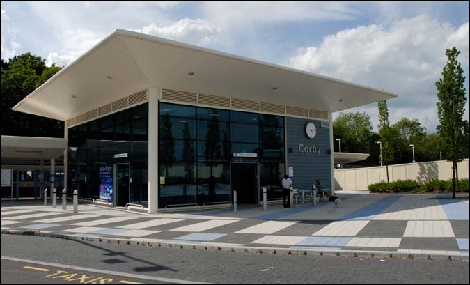 The New station at Corby