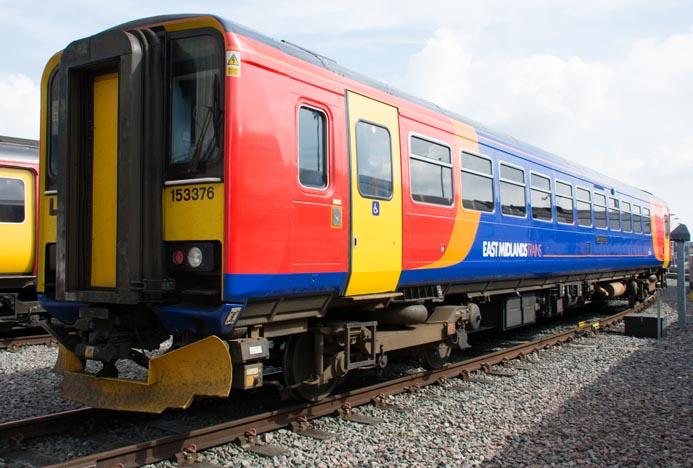 East Midland Trains class 153376 