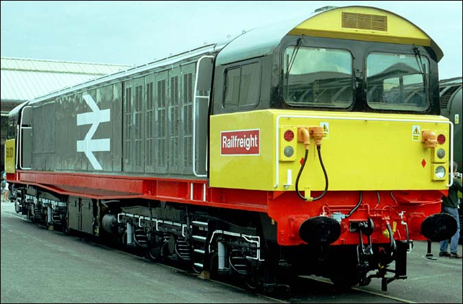 Class 58001 at the Doncaster Works Open day 