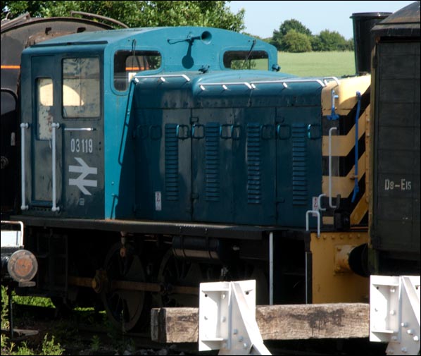 British Railways 03 119 at North Weald on the Epping and Ongar Railway