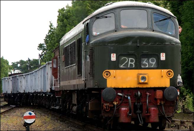 D123 into Rothley with the windcutters
