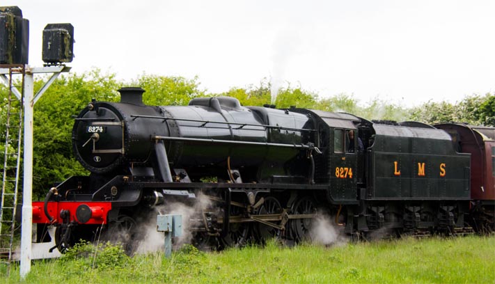 LMS 8F 8274 at Ruddington 