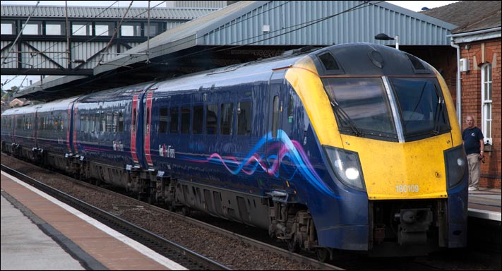 Hull Trains Class 180 in Grantham station 