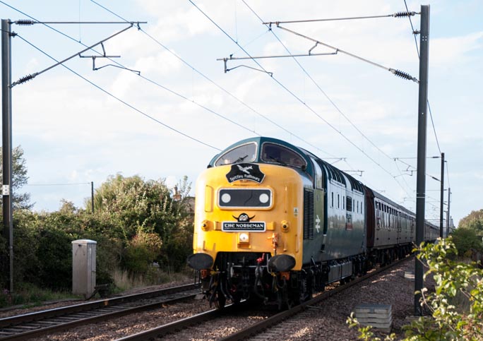 Deltic at Holme on the 11th of September 2010