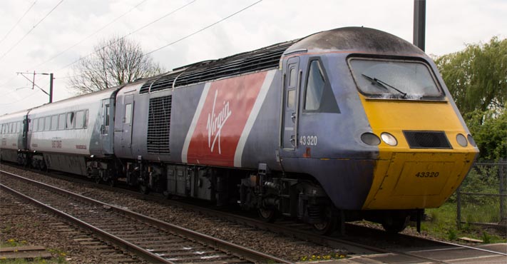Virgin East Coast High Speed Tain  at Holme in 2015
