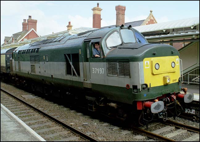 Class 37 197 was at the other end of the train above Class 37 197 was at the other end of the train above