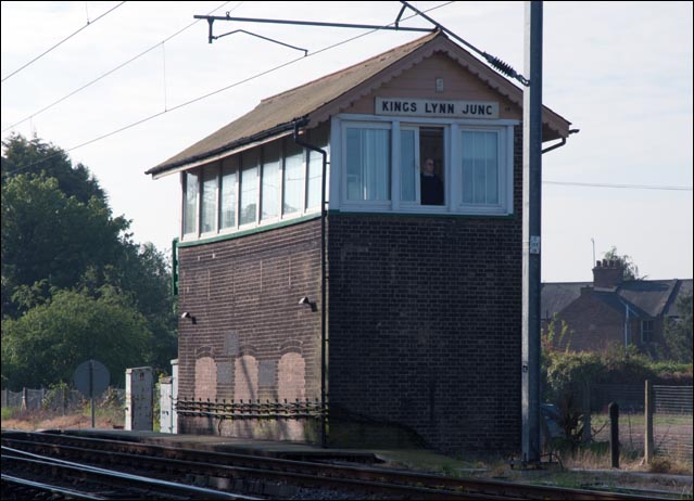 Kings Lynn Junc signal box in 2013