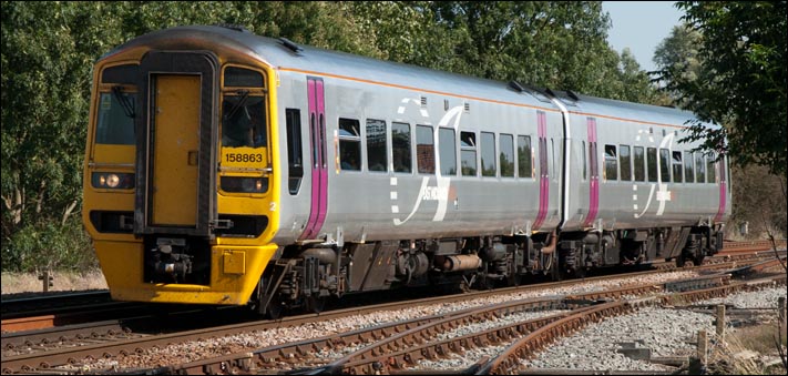 East Midland Trains class 158863 