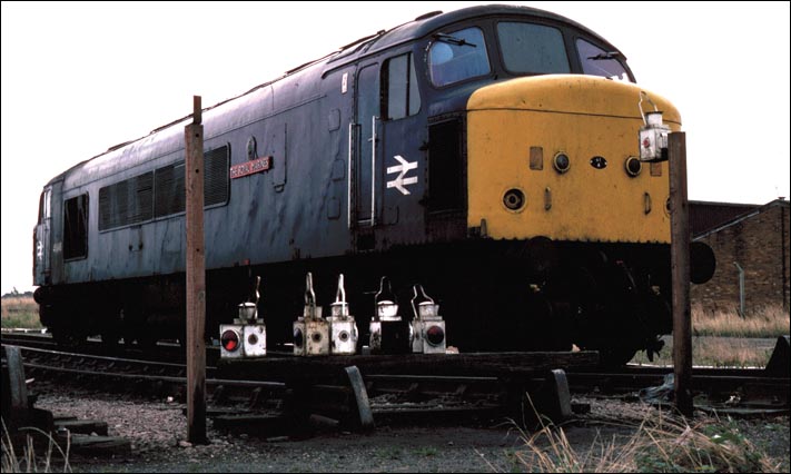 Class 45048 at March MPD   The Royal Marines