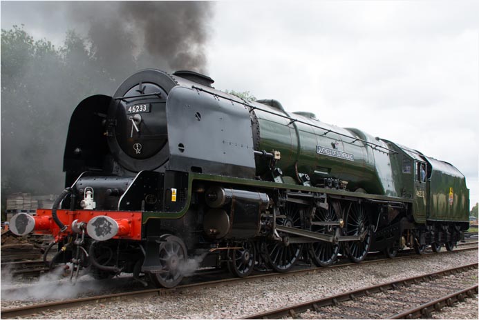 Duchess of Surtherland at the Mid-Norfolk Railway in 2015