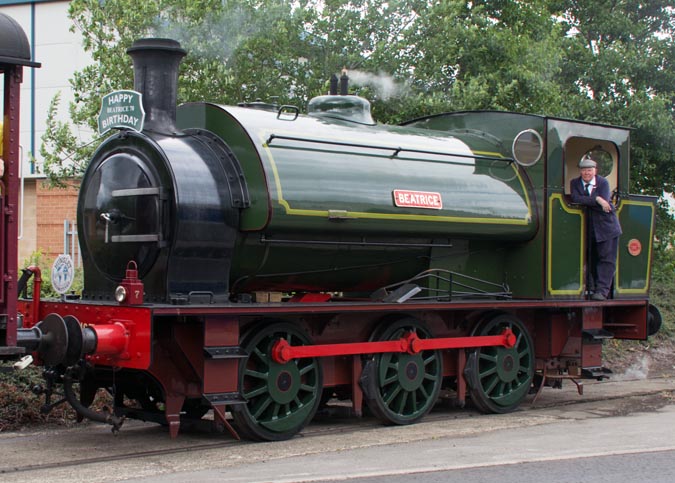 Beatrice a 0-6-0ST Hunslet on the Balm Road branch