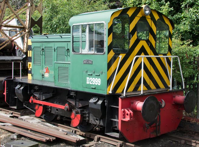 Brush 0-4-0 diesel locomotve D2999  Brush 0-4-0 diesel locomotve D2999