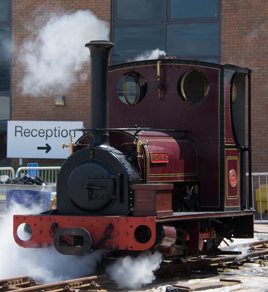 0-4-0ST narrow gauge steam Hunslet quarry locomotve Irish Mail  0-4-0ST narrow gauge steam Hunslet quarry locomotve Irish Mail