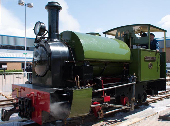 0-4-2 ST narrow gauge steam Hunslet quarry locomotve Trangkil No.4 0-4-2 ST narrow gauge steam Hunslet quarry locomotve Trangkil No.4
