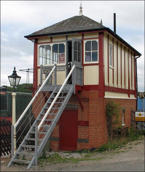 Linby Station signal box at The Midland Centre