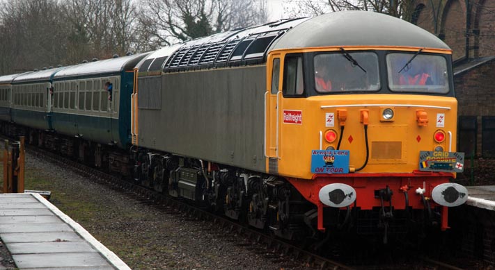 Class 56 at Yaxham