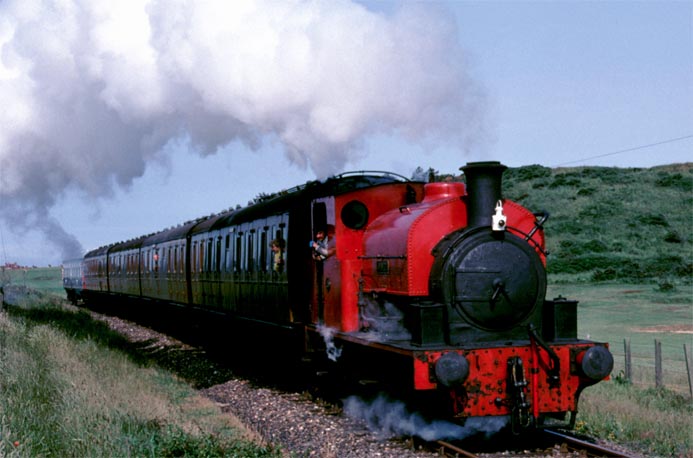  0-6-0ST Colwyn Near the Golf Course at Sherringham