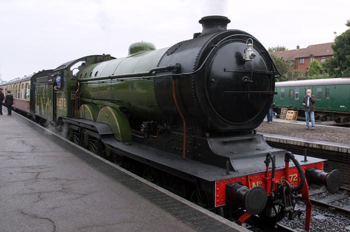 B12 no.8572 in Sheringham station 