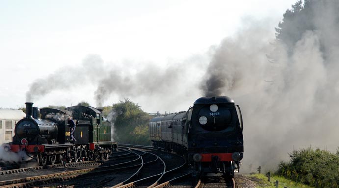 34057 Biggin Hill (34081 92 Sqadron) at Weybourne 