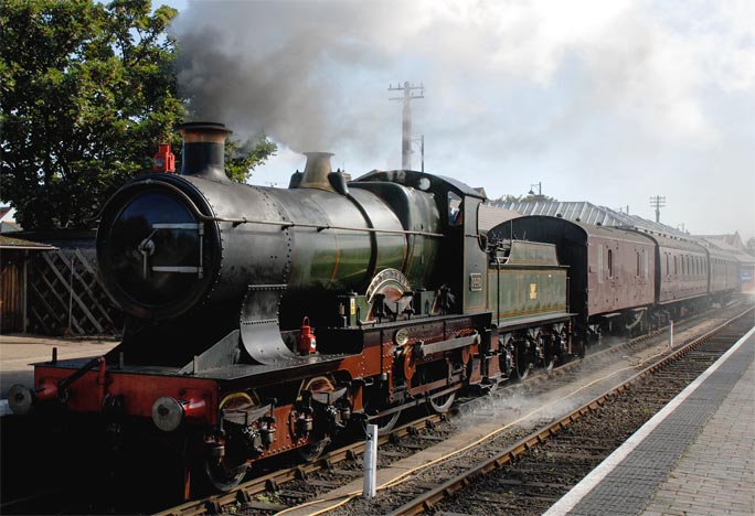 Great Western Railway 4-4-0 City of Truo at Sheringham 