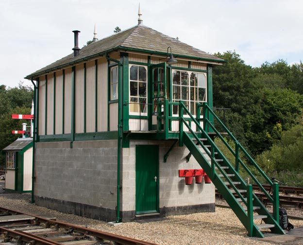 Holt signal box in 2014