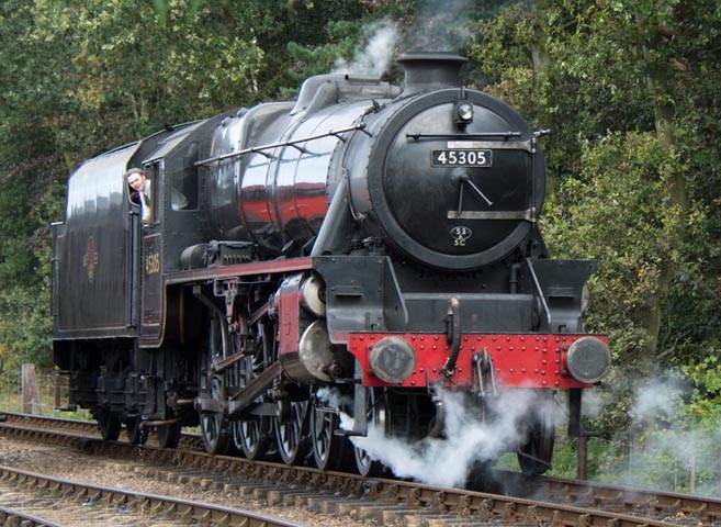 Black 5 45305 at Holt 